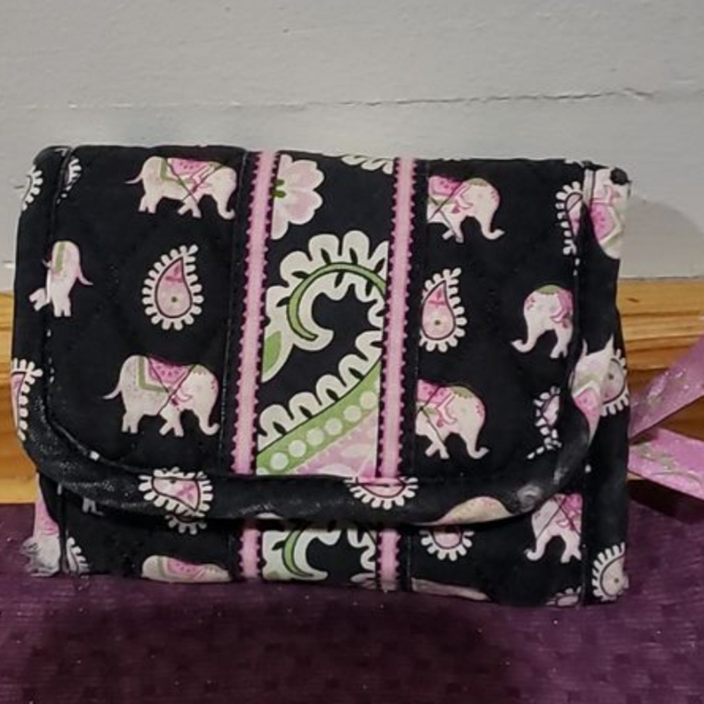 Vera Bradley trifold wallet.